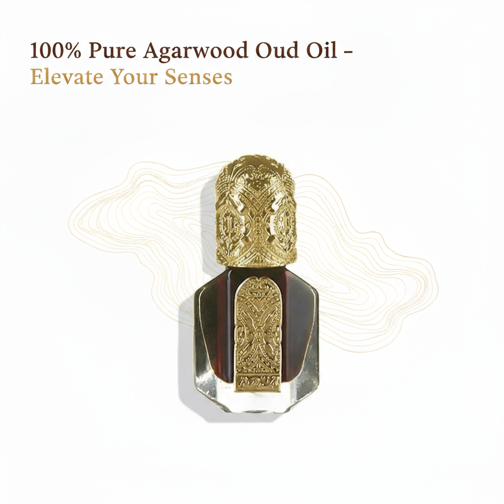 Agarwood Oud Essential Oil - 100 % Pure Single‑Ingredient Aromatherapy Oil