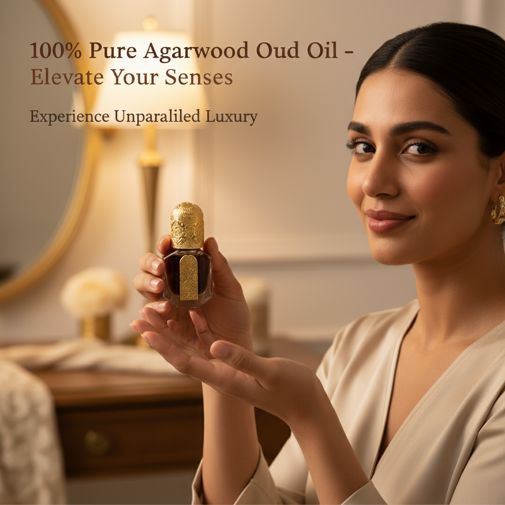 Agarwood Oud Essential Oil - 100 % Pure Single‑Ingredient Aromatherapy Oil